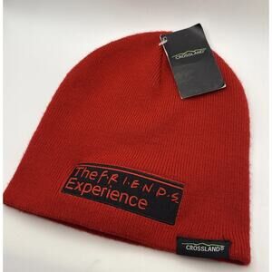The Friends Experience - Crossland - Red Knit Hat Beanie New without tags - Ski